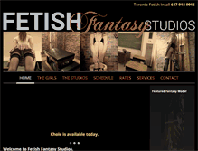 Tablet Screenshot of fetishfantasystudios.com